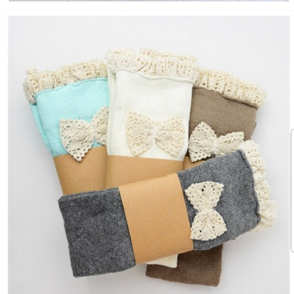 Thigh high crochet socks / leg warmers - Picture 5 of 5